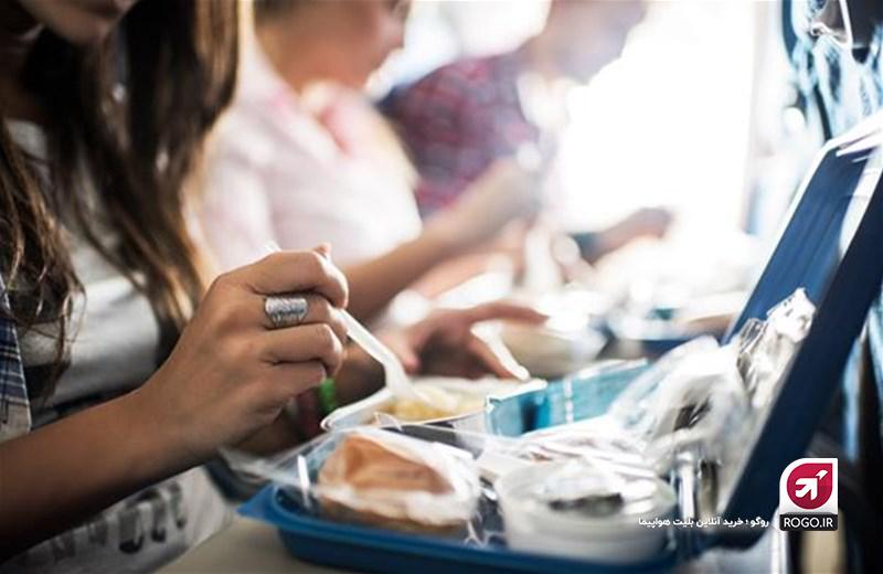 غذای مخصوص هواپیما