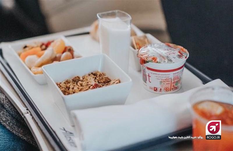 غذا در هواپیما