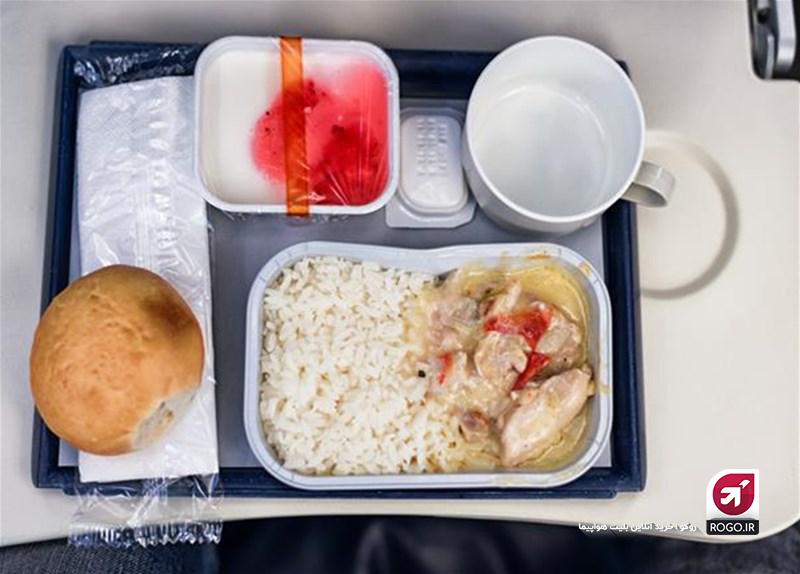 غذاهای هواپیمایی