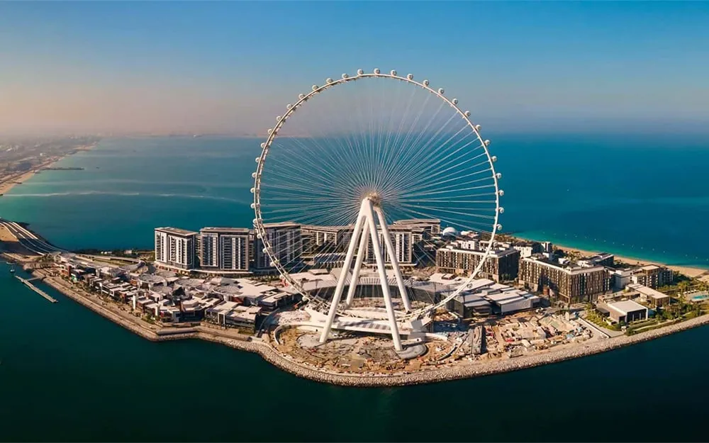 چرخ‌وفلک Ain Dubai در جزیرهٔ بلوواترز